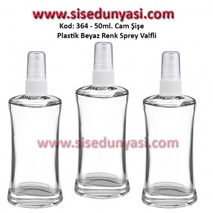 PARFÜM ŞİŞESİ OMUZDA DARALAN MODEL 50ml Kod: 364 