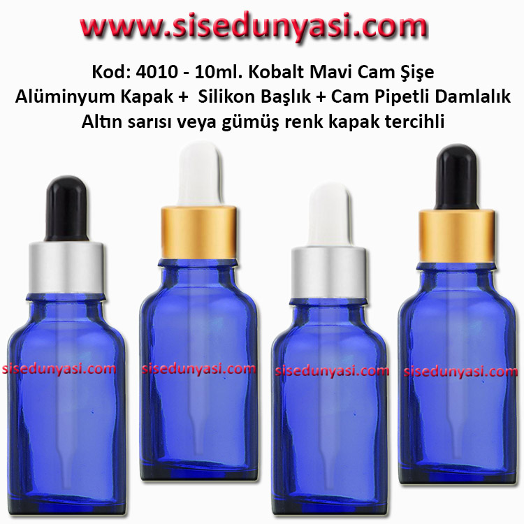 10ml Kobalt Mavi Damlalikli Sise Cam Pipetli Mavi 10ml Sise Kobalt Damlalik Sisesi Mavi Renk 10ml Damlalik Sisesi Cilt Bakimi Serumu Damlalikli Kozmetik Sise Mavi Renk Pipetli Damlalik