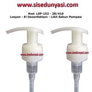 Losyon - El Dezenfektanı - Likit Sabun Pompası 28/410 Kod: LSP - 152