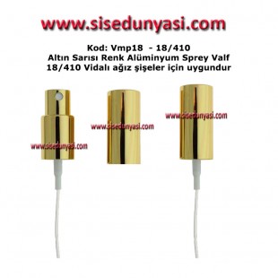 18/410 ALTIN SARISI RENK METAL SPREY VALF